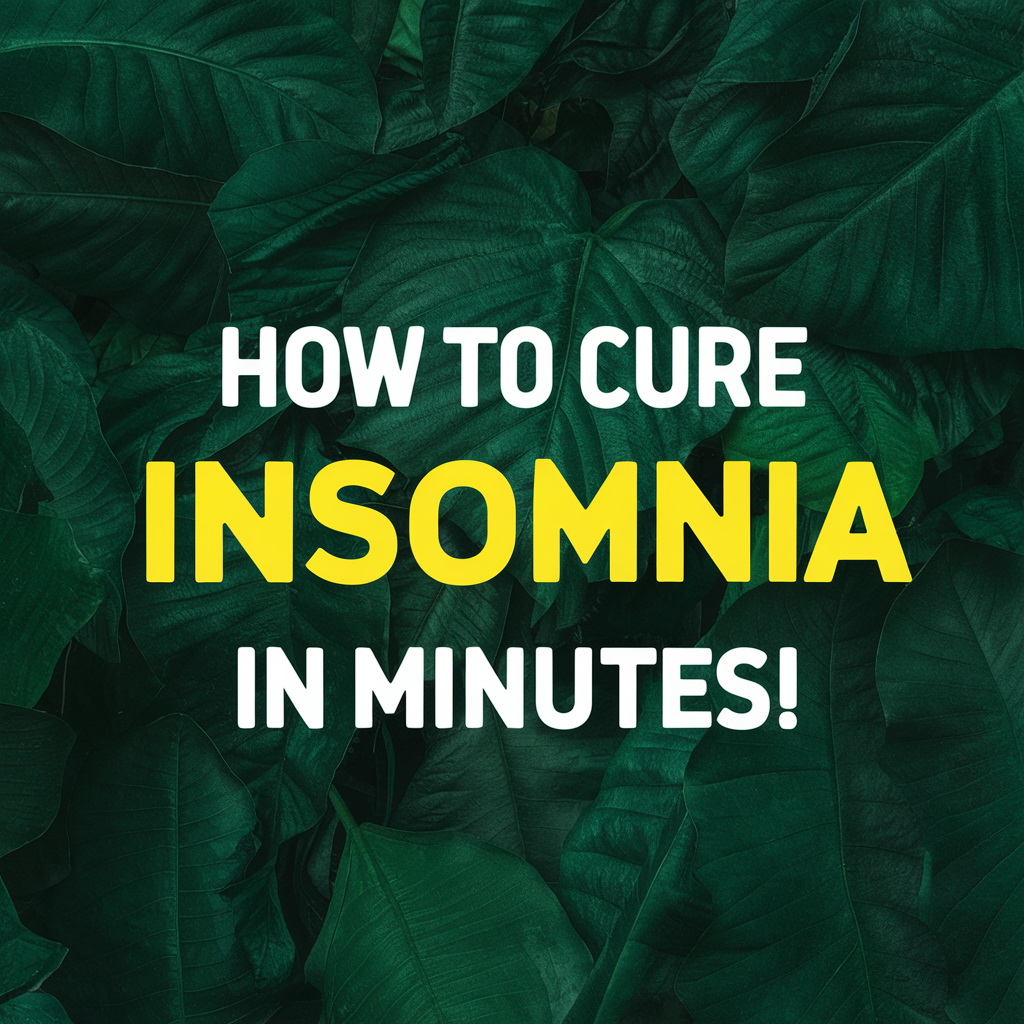 Cure insomnia in 12 minutes 