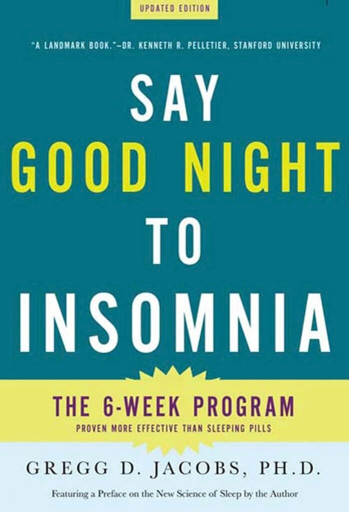 Say goodnight to insomnia book 