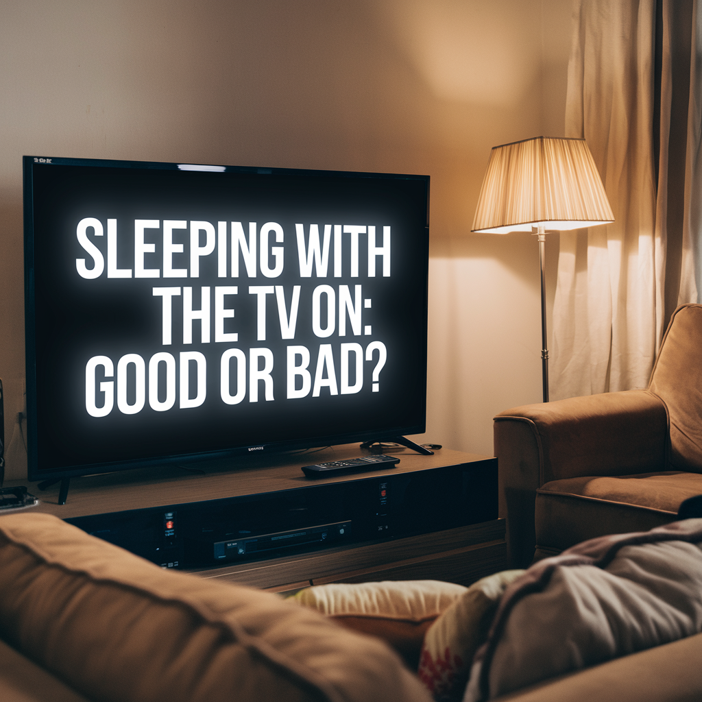 Is it bad to sleep with the tv on? 