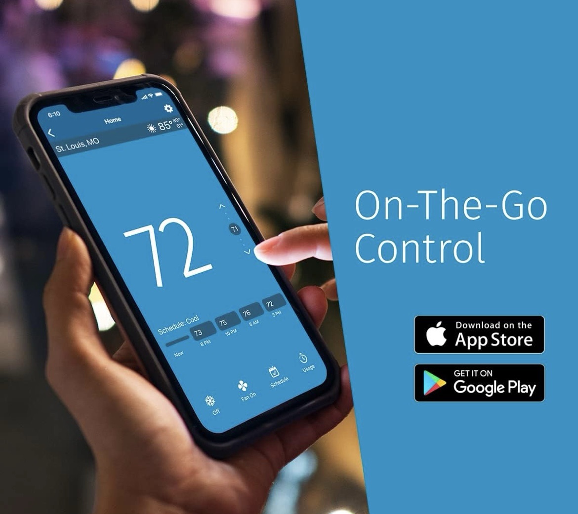 Thermostat control via your phone