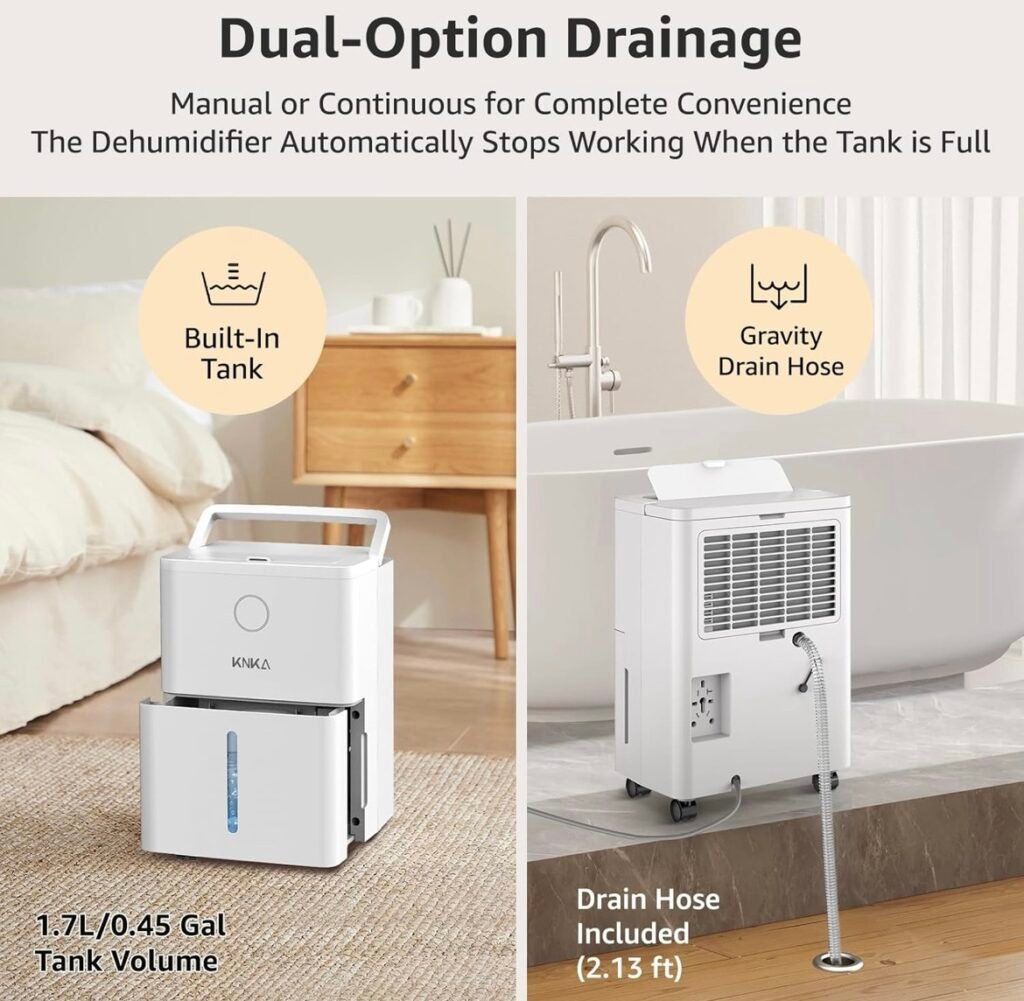 Dual options for drainage 