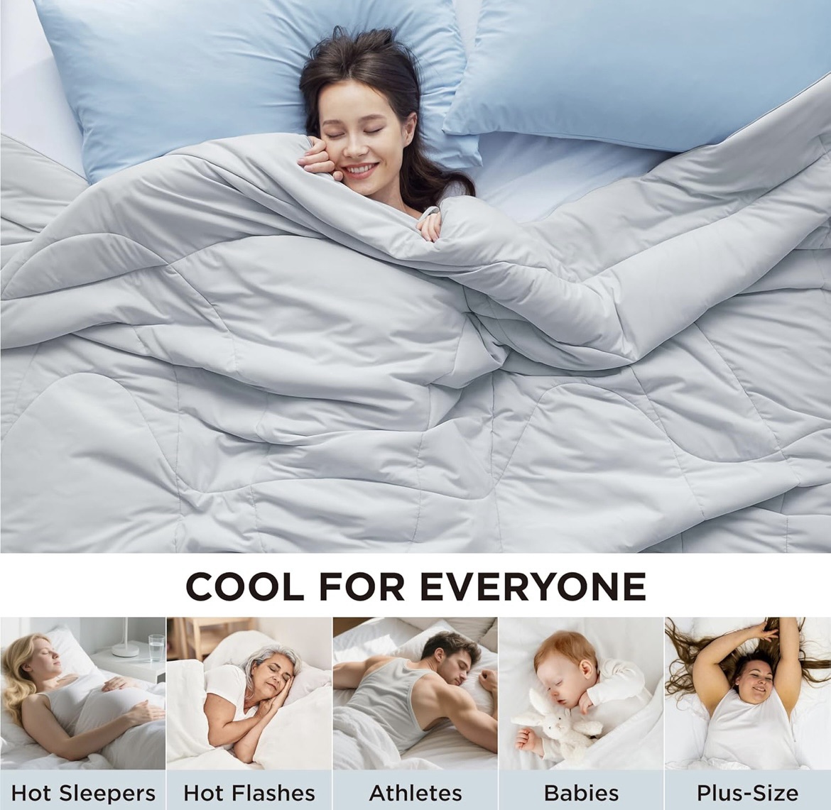 Blanket that stays cool at night