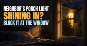 Neighbor’s Porch Light Shining in Your Bedroom? Try This