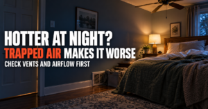 Why Is My Bedroom Hotter Than the Rest of the House at Night?
