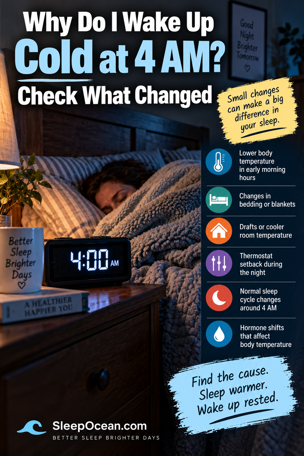 Why Do I Wake Up Cold at 4 AM? Check What Changed
